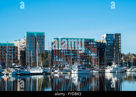 Les nouveaux bâtiments sur Ipswich waterfront quayside Banque D'Images