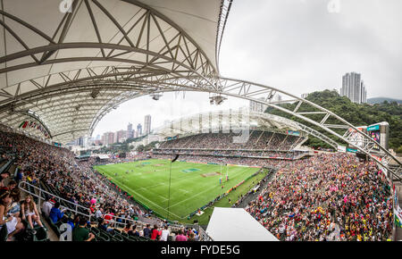 HSBC 2016 / Cathay Pacific Hong Kong Sevens, Hong Kong Stadium. Le 9 avril 2016. Banque D'Images