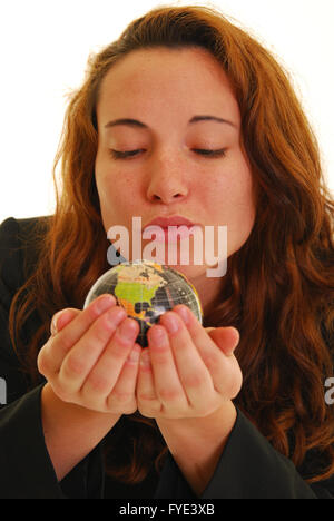 L’amour de la terre Banque D'Images