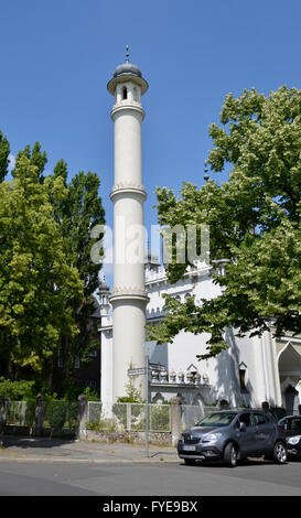 Minarett, Brienner Strasse, Moschee, Wilmersdorf, Berlin, Deutschland Banque D'Images