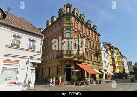 Altbaufassaden, Gruenstrasse, Koepenick, Berlin, Deutschland / Köpenick Banque D'Images