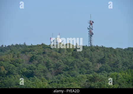 Radarstation, Wald, Mueggelberge, Koepenick, Berlin, Deutschland / Köpenick, Müggelberge Banque D'Images