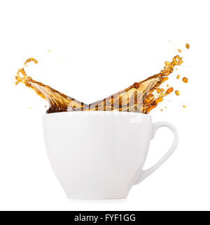 Café d'éclaboussures Banque D'Images