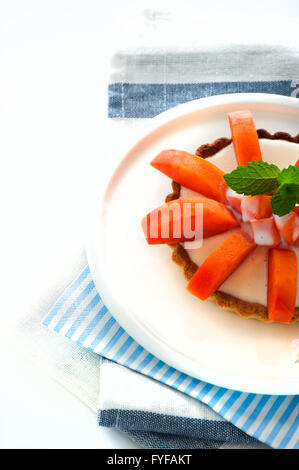 Tarte de papaye Banque D'Images