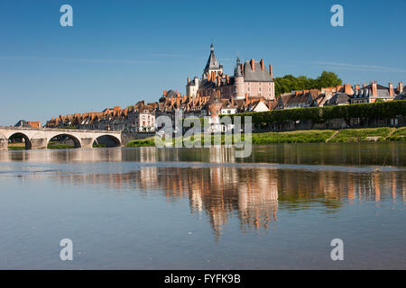 Gien sur la Loire, Département Loiret, Center-Val Région de Loire, France Banque D'Images