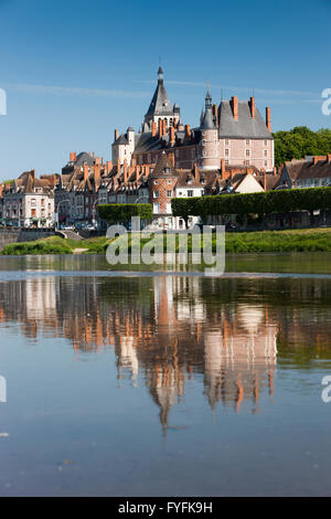 Gien sur la Loire, Département Loiret, Center-Val Région de Loire, France Banque D'Images