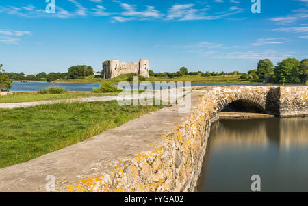 Château de Carew - Pembrokeshire Banque D'Images