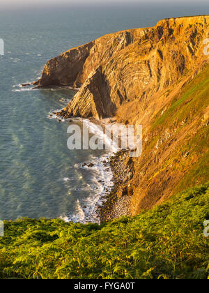 Cemaes Head rock formations - Pembrokeshire Banque D'Images