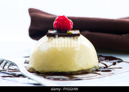 Petit dessert mousse Banque D'Images