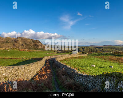 Sentier de Stephenson a Broughton au sol Mills South Lakes Banque D'Images