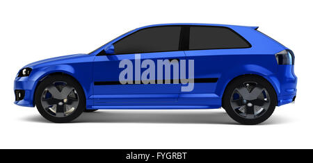 Un CG rendre d'une voiture sport coupé générique Banque D'Images