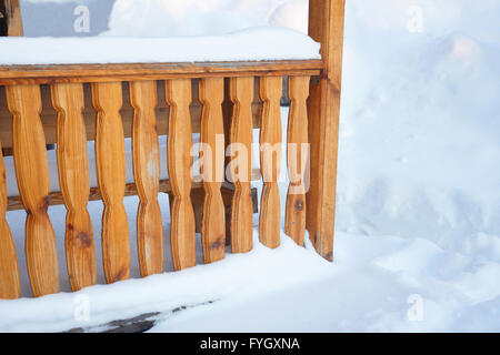 Détail de l'Arbor en plein air en hiver Banque D'Images