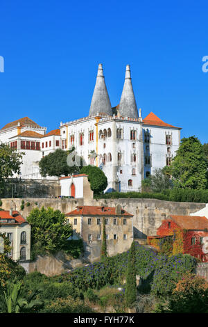 Palace de la station balnéaire portugaise de Sintra Banque D'Images