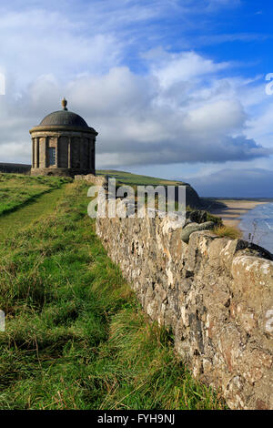 Temple Mussenden, descente Demesne, Castlerock, comté d'Antrim, l'Ulster (Irlande du Nord, l'Europe Banque D'Images