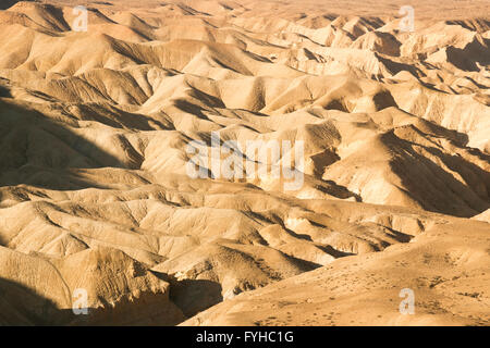 Paysage du désert du Néguev, Israël, Banque D'Images