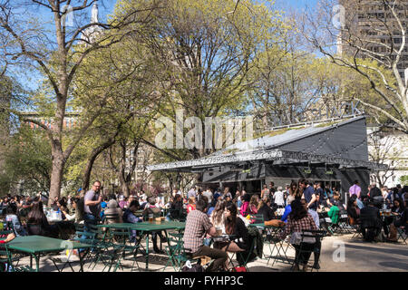 Le shake Shack, Madison Square Park, NYC Banque D'Images