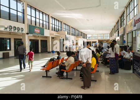 L'aéroport de Nyaung U, Mandalay Division, Myanmar, en Asie Banque D'Images