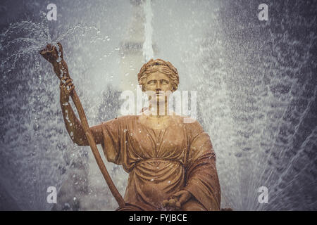 Reine, fontaines ornementales du Palais d'Aranjuez, Madrid, Espagne.Site du patrimoine mondial par l'UNESCO en 2001 Banque D'Images