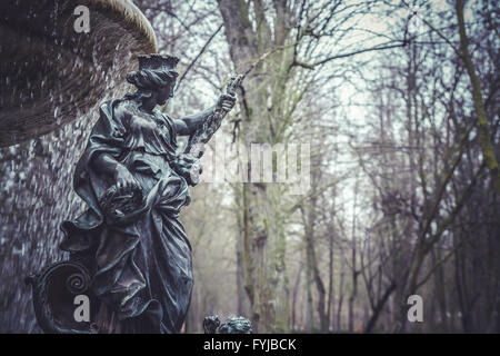 Reine, fontaines ornementales du Palais d'Aranjuez, Madrid, Espagne.Site du patrimoine mondial par l'UNESCO en 2001 Banque D'Images