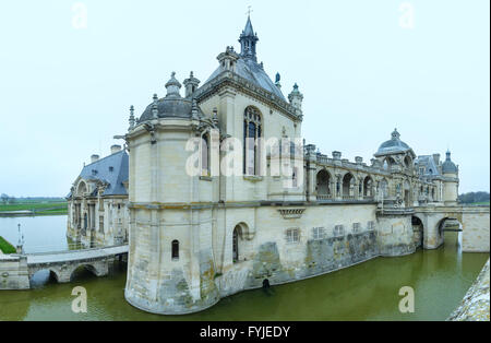Chateau de Chantilly (France). Banque D'Images