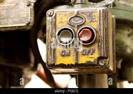 Interrupteur industriel Banque D'Images