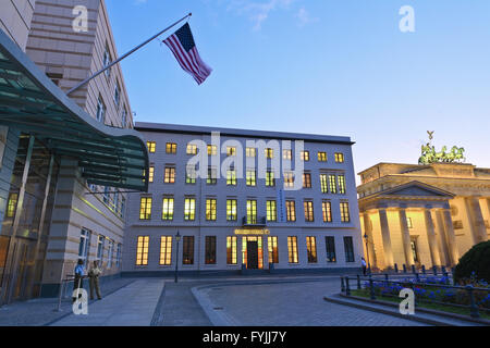 Ambassade des États-Unis d'Amérique, Berlin Banque D'Images