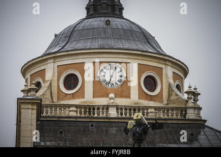 Tour de l'horloge, palais d'Aranjuez à Madrid, Espagne Banque D'Images