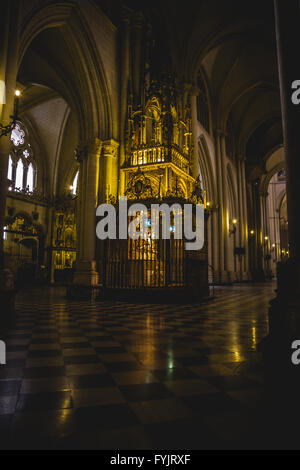 Arcs de la cathédrale, le tourisme, Toledo, la ville la plus célèbre en Espagne Banque D'Images