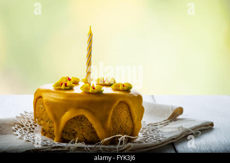 Occasion spéciale anniversaire gâteau gastronomique Banque D'Images