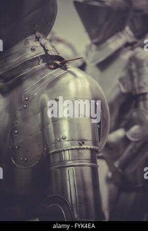 Armure médiévale, la protection de l'armada espagnole, fer à repasser Banque D'Images