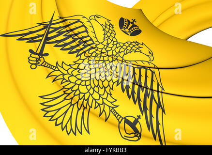 Eglise grecque orthodoxe d'un drapeau. Close Up. Banque D'Images