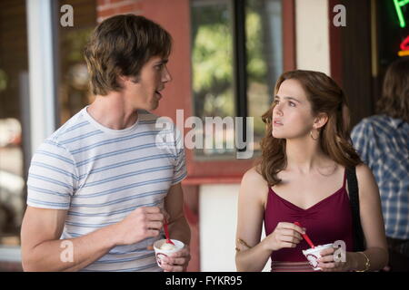 DATE DE SORTIE : Avril 15, 2016 Title : Tout le monde veut encore ! ! STUDIO : Paramount Pictures Réalisateur : Richard Linklater PLOT : un groupe de joueurs de baseball college naviguer parmi les libertés et les responsabilités de l'âge adulte sans surveillance sur la photo : Blake Jenner, Zoey Deutch (crédit Image : c Paramount Pictures/images/) Banque D'Images