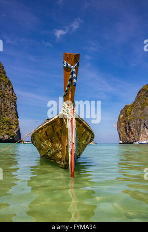 Thaïlande Krabi Phi Phi Islands Koh Phi Phi Leh Maya Bay ou Ao Maya Banque D'Images