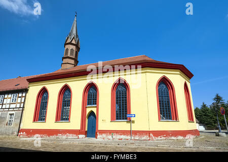 Église Landkirche Lieberose, Brandebourg, Allemagne Banque D'Images