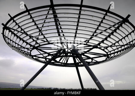 'Halo', un panopticon au Top O''Ardoise, Haslingden and, Lancashire, l'un des 4 dans le comté. Banque D'Images