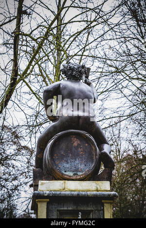 Les sources classiques de l'eau dans les jardins royaux d'Aranjuez, Espagne Banque D'Images