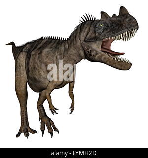 Ceratosaurus dinosaur - 3D render Banque D'Images