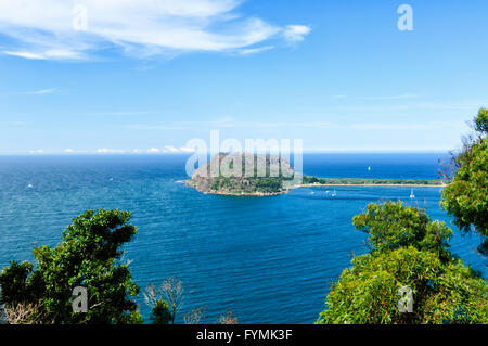 Vue de l'Ouest Chef Lookout, Ku-ring-gai Chase National Park, New South Wales, Australie Banque D'Images