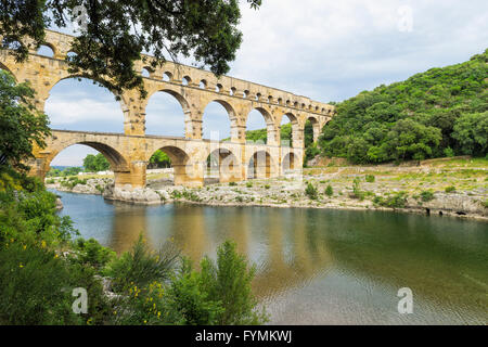 Pont du Gard, Languedoc Roussillon, France, Site du patrimoine mondial de l'UNESCO