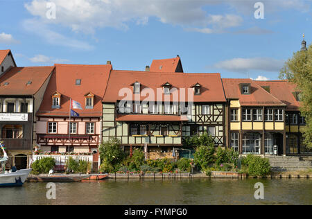 Klein-Venedig, Fischerei, Bamberg, Bayern, Deutschland Banque D'Images