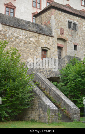 Treppe, Festung Marienberg, Wuerzburg, Bayern, Deutschland Banque D'Images