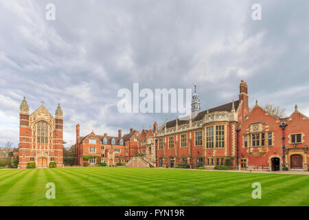 Beaux endroits autour de la célèbre Selwyn College à l'Université de Cambridge, Royaume-Uni Banque D'Images