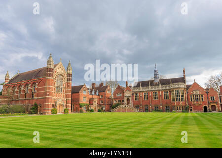 Beaux endroits autour de la célèbre Selwyn College à l'Université de Cambridge, Royaume-Uni Banque D'Images