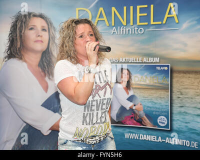 Daniela Alfinito Singer Banque D'Images