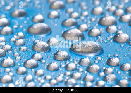 pluie métallique Banque D'Images