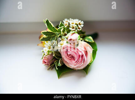 La boutonnière de roses Banque D'Images