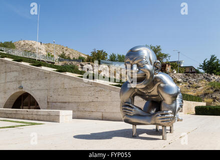 Sculpture, Cascade, Erevan, Arménie, Caucase Banque D'Images