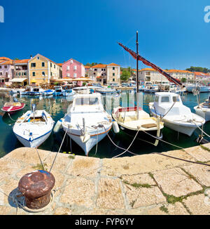 Ville de Malinska sur l'île de Dugi Otok Banque D'Images