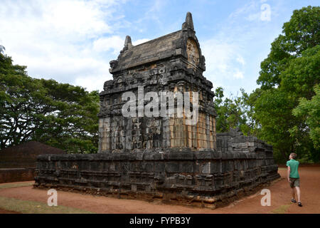 Tempel, Nalanda Gedige, Matale, Sri Lanka Banque D'Images