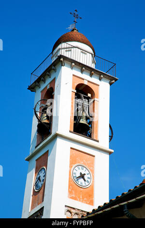 Ancien tour de l'horloge en italie Europe et Bell Banque D'Images